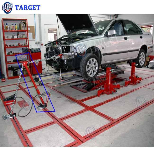 Ground steel frame machine Floor car dent puller Underground car body straightening machine Car frame machine