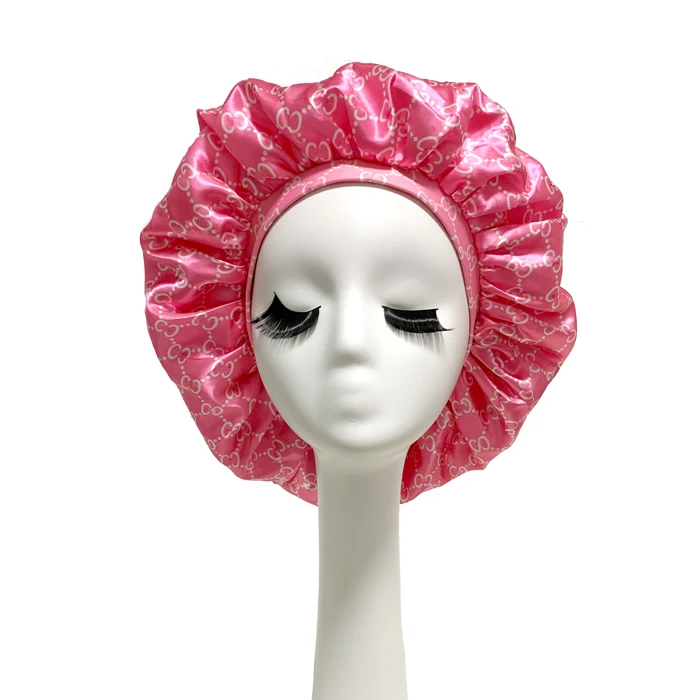 
Wholesale Satin Women Bonnet Designer Bonnets and Durags With Custom Logo 