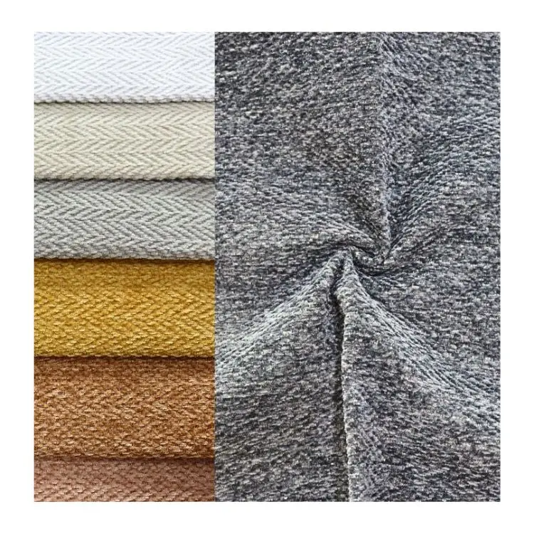 High quality chenille sofa cover velvet upholstery fabric for furniture textile