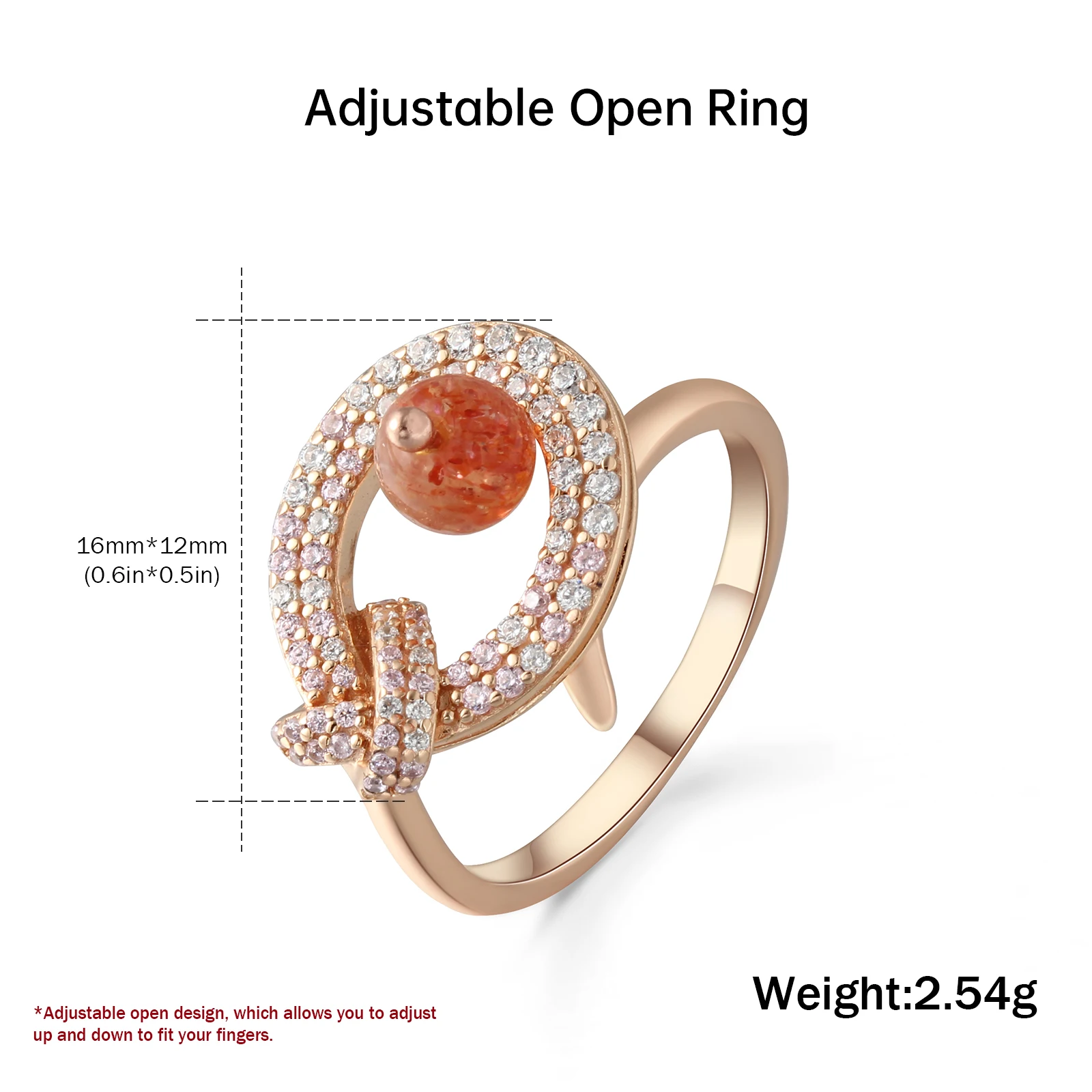 Fine Vintage 925 Silver18K Gold Plated Zircon Pendant Chain Jewelry Gemstone Golden Strawberry Quartz Crystal Charms Rings