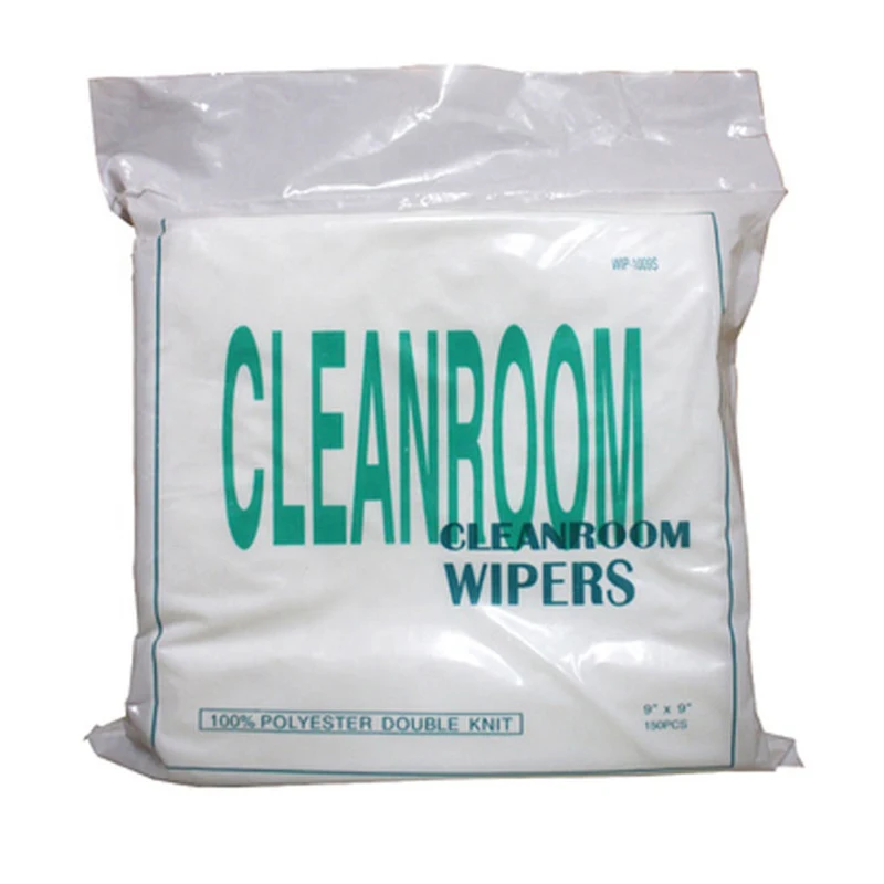 Clean room wiper factory supply 100% polyester cloth lint free cleanroom wiper
