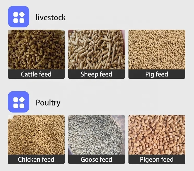 biomass low cost chicken soya bean feed pallet machine fodder feed mill