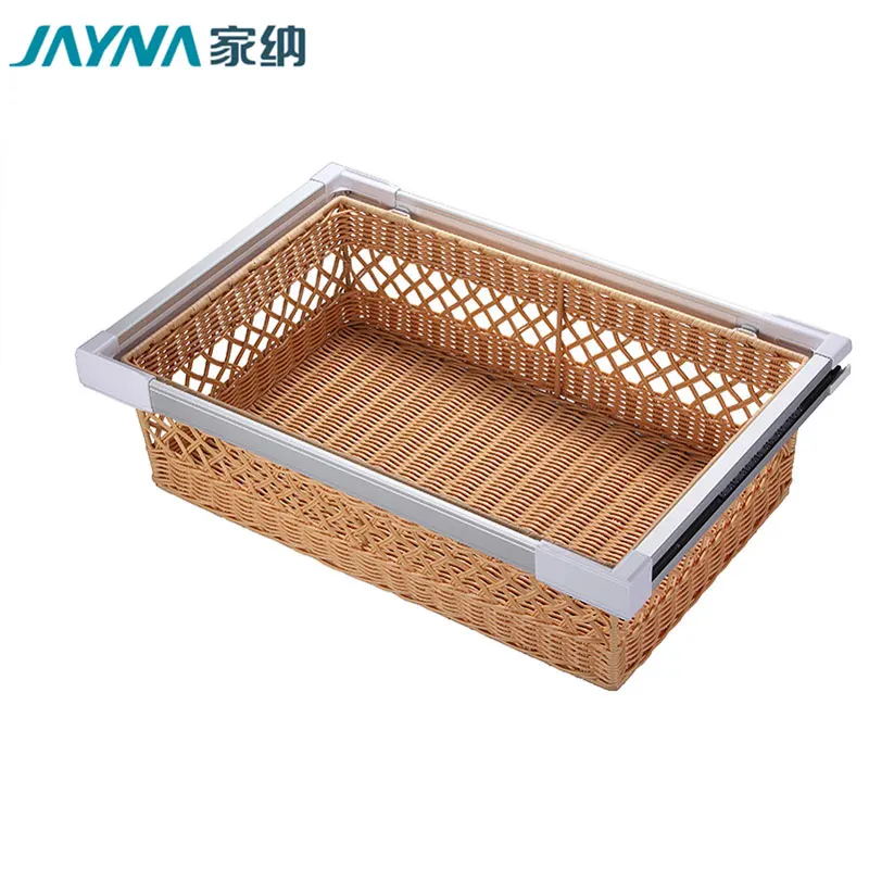 Furniture Fitting Pull Out Cabinet Drawer Organizer Sliding Storage Basket