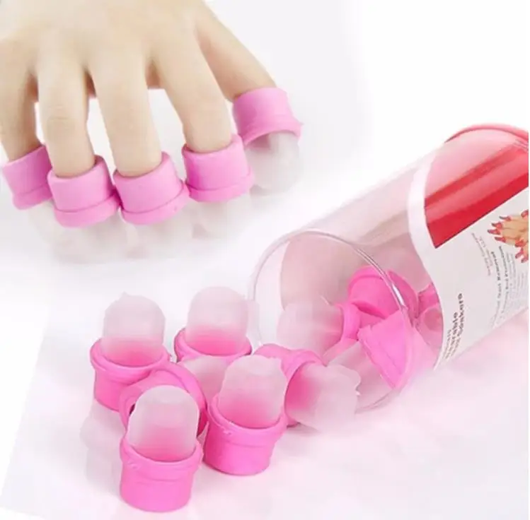 Пригодный для носки гель ногтей Soakers снятия лака DIY акриловый УФ Покрытие набор наконечников клей Набор разгрузки пальцев
