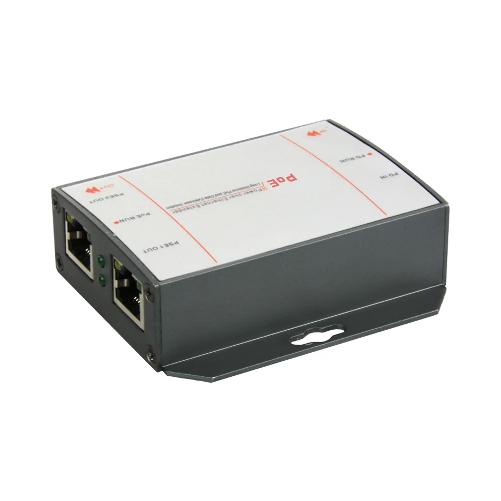 3-port 10/100M RJ45 Port 15.4W PoE 1 in 2 output  PoE Repeater extending from 100m to 200m PoE Extender