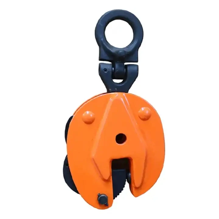 CDH type Vertical plate lifting clamp safety factor 4 times forged 8 ton Carbon Steel Vertical Lifting Clamp