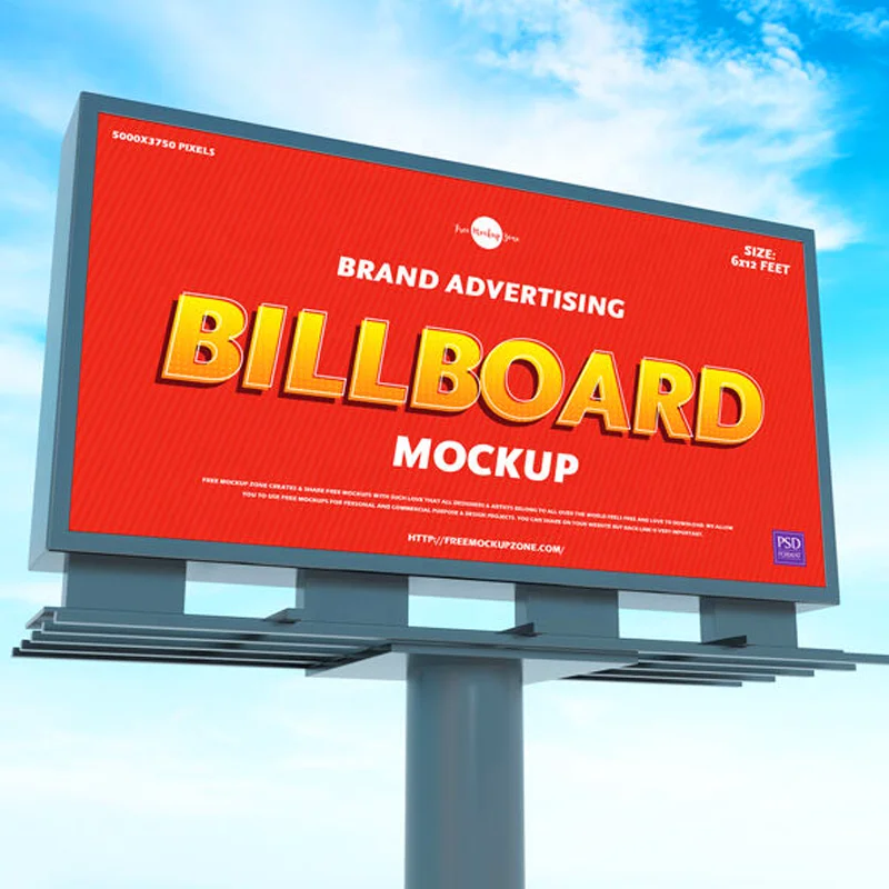 Stable Performance Outdoor Led Advertising Display P5 P6 P8 P10 High Brightness Waterproof Led Screen Billboard With Structure