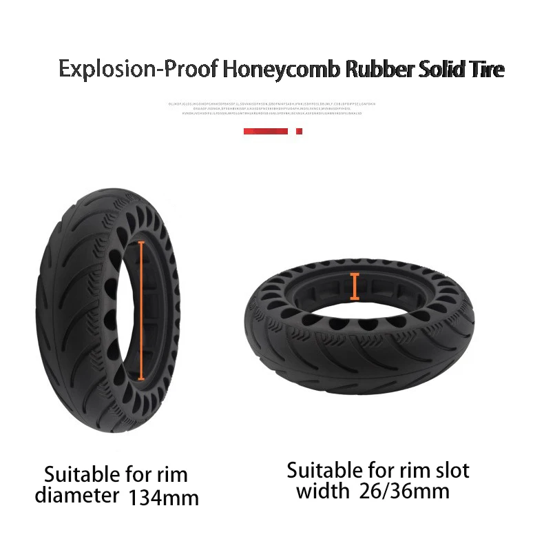 High quality 200x50 Honeycomb Rubber Solid Tires for Electric Scooters 8.0x2.0 Tire Tubeless Tyre for Self-balancing Scooters