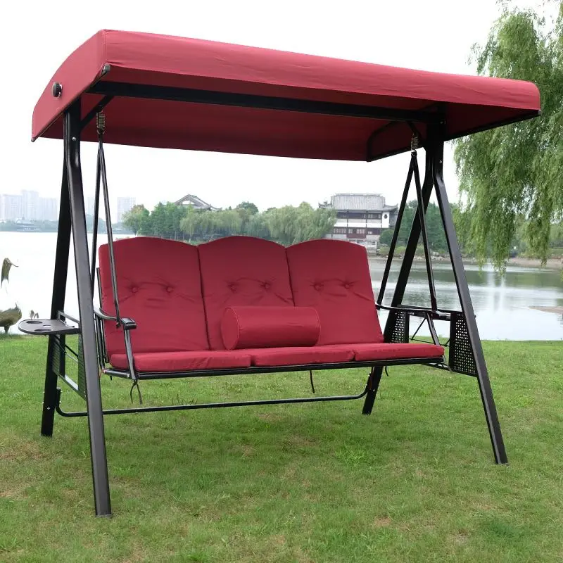 2022 hot selling good price patio outdoor swing casual free standing rattan furniture hanging chairs wicker hanging chair