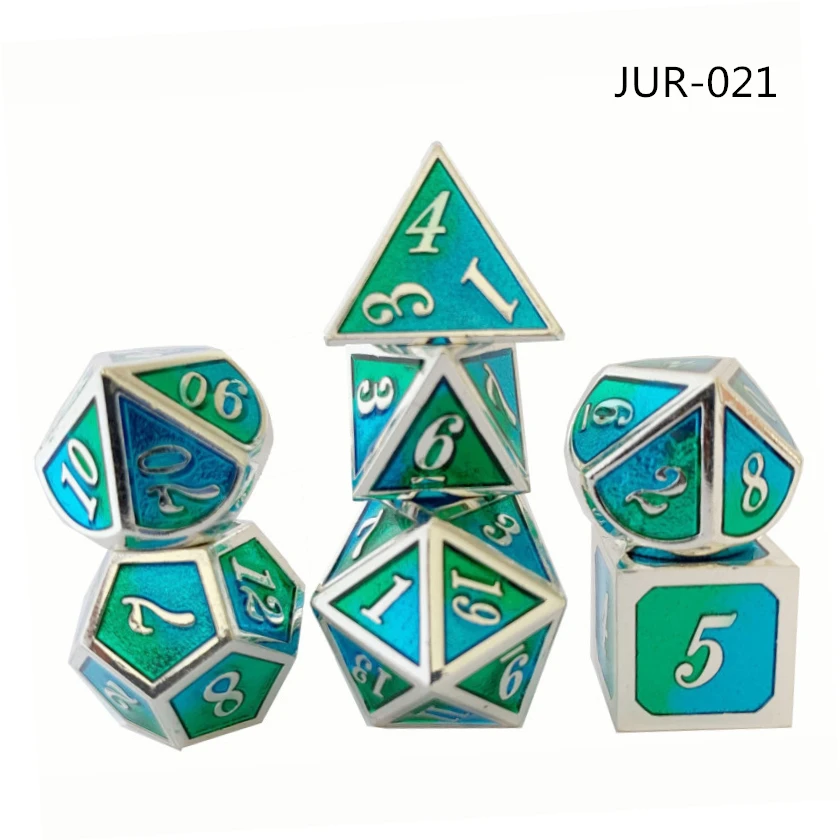Manufacturer specializing in the production of zinc alloy multi-sided metal dice casual entertainment game dice