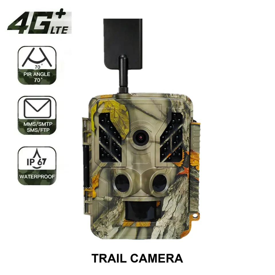 4G outdoor sports hunting cameras IR night vision SMTP/FTP email receive picture video wildlife Trail Camera