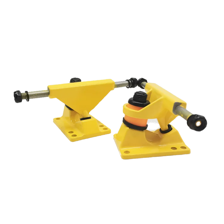 Die Casting 3.25' 80mm Plastic and Penny Board Truck with Yellow Color Paint