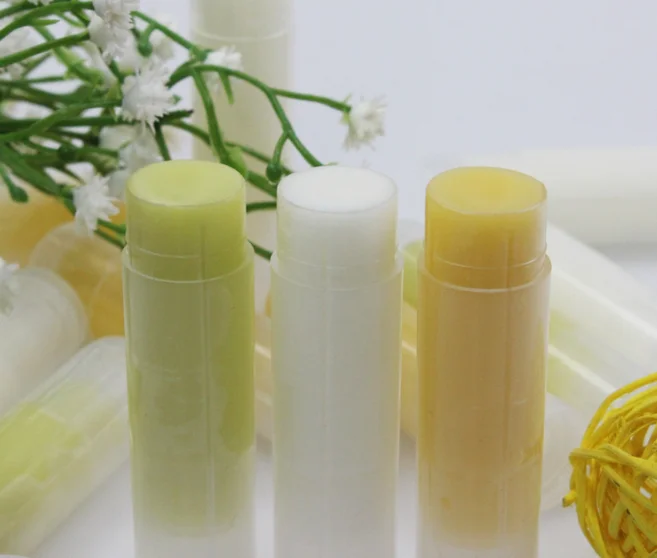 
cute fruit beeswax honey began custom logo mini moisturizing private label organic natural lip balm 