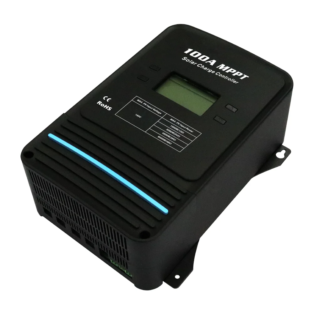 Solar controller 12v 24v 48v 60A 80A 100A 120A LCD Display Solar Power System controller PWM Mppt Charge Controller