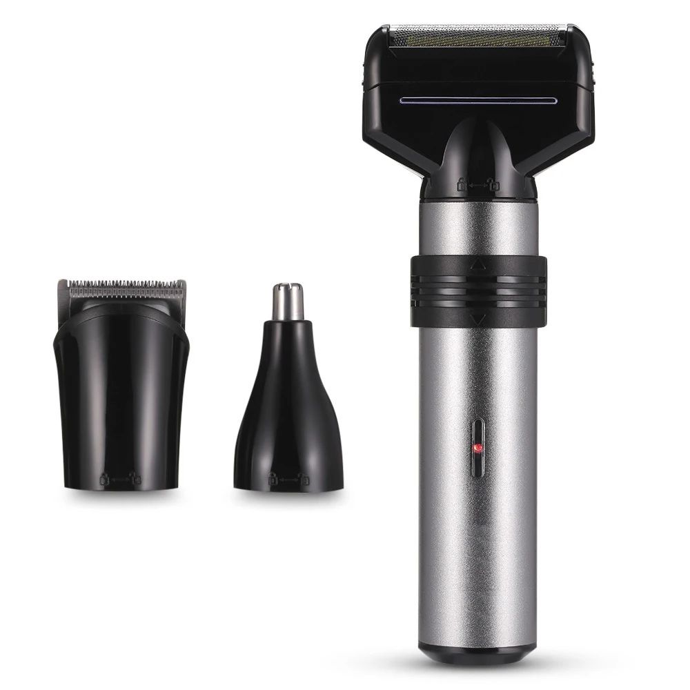 Лучшее качество 3 в 1 бритвенный инструмент для ремонта набор для бритья перезаряжаемая бритва Kemei электрическая бритва для мужчин