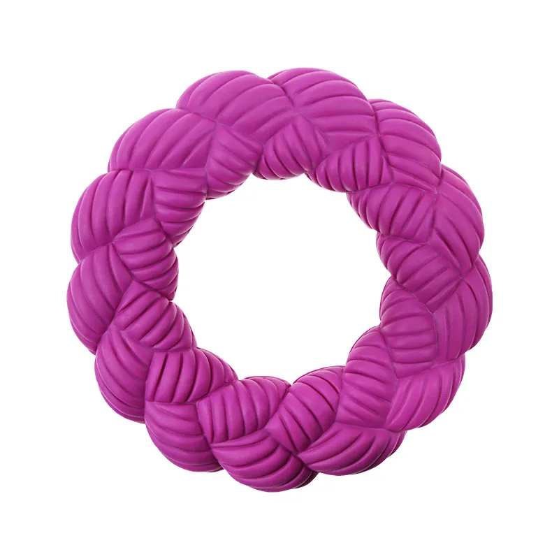 
Ring Toy Dog Interactive Dog Molar Interactive Toy, Rubber Bite Resistant Interactive Dog Toy 