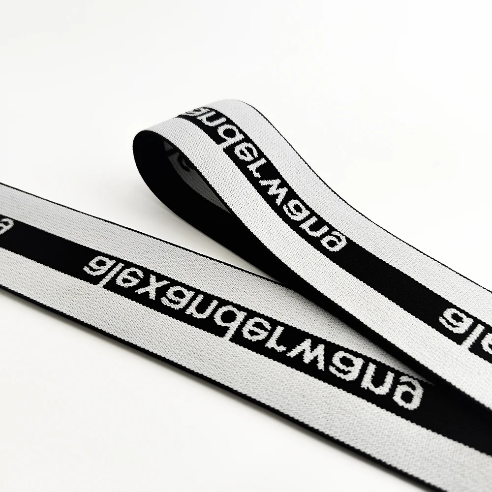 Free sample manufacturer custom color width polyester elastic band
