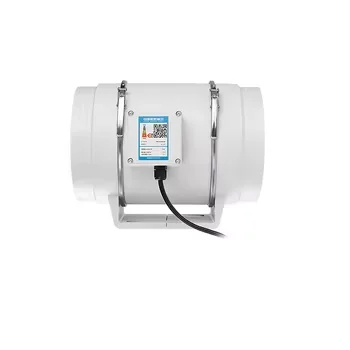 Full plastic in line duct fan ventilating fan strong power ventilation exhaust fan