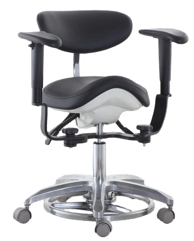 Top sale Dental Chair Type Doctor Stool for work with microscope dental stool