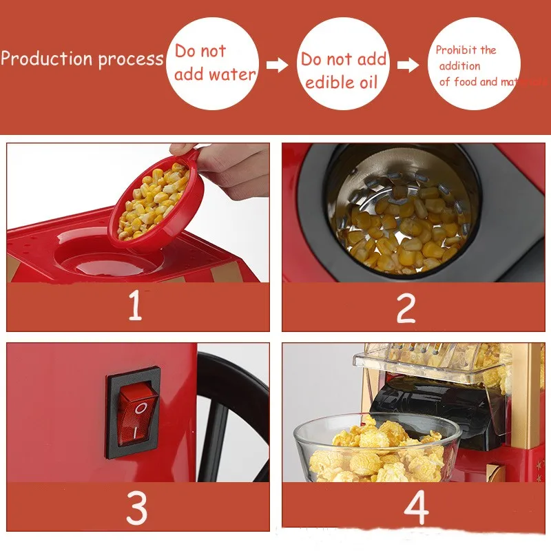 Wholesale price China Mini Automatic Electric Pop Corn Maker Popcorn Machine