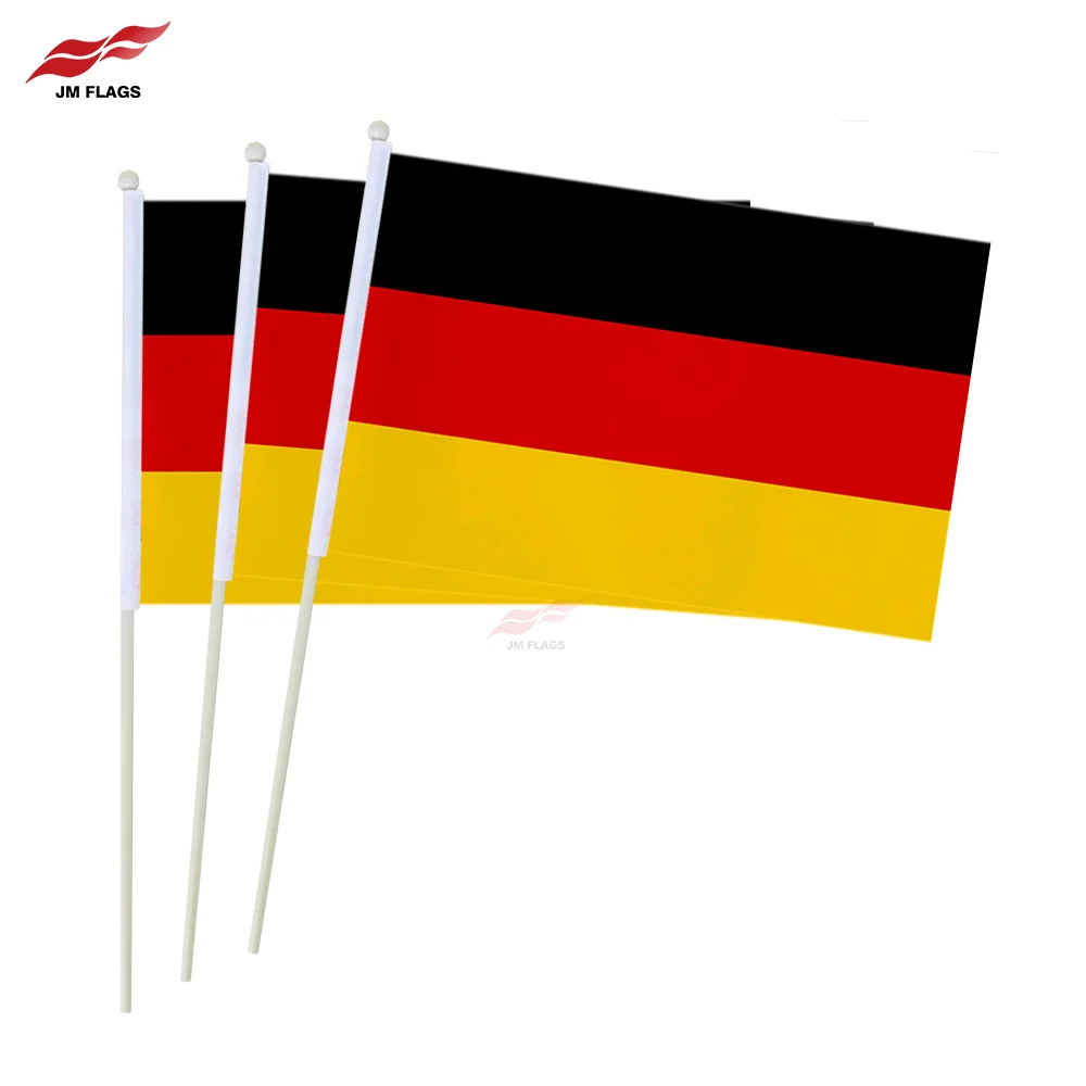 Optimal Products Germany Flag 60*90cm National Flag Decoration Germany Waterproof Hand Waving Flags