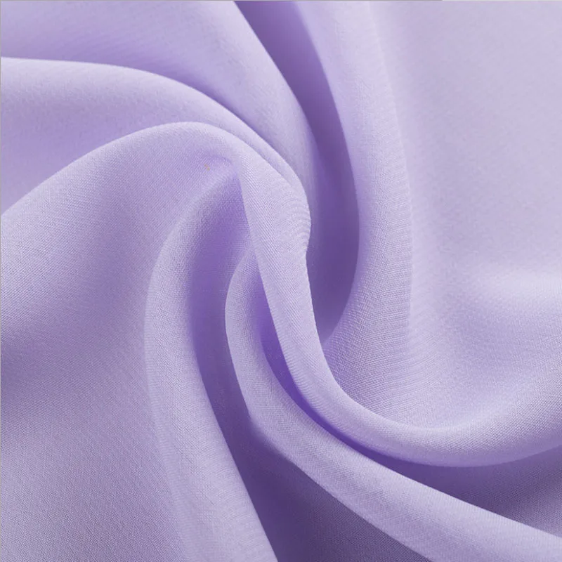 New Fashion indian fabrics korean silk crinkle chiffon fabric for Shirts & Blouses