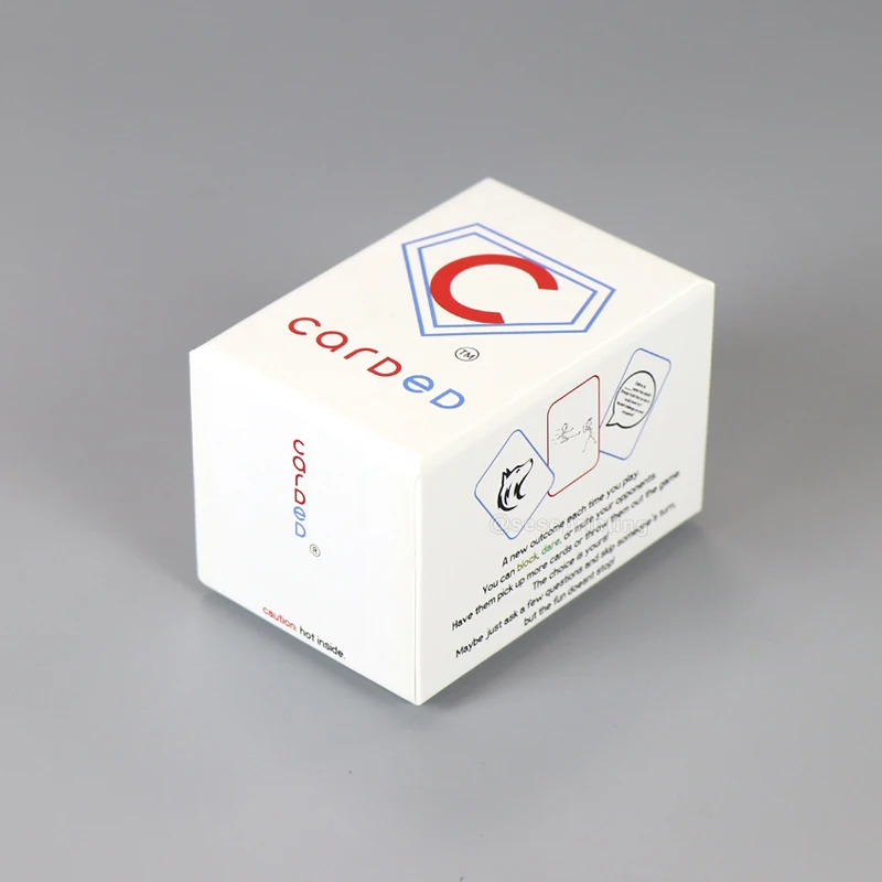 China Playing Cards Factory Custom Front and Back Both Sides Custom Printed White Card Game