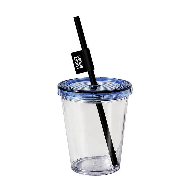 Summer cold brew straw coffee cup ins wind with lid handy cup fashion water cup gifts