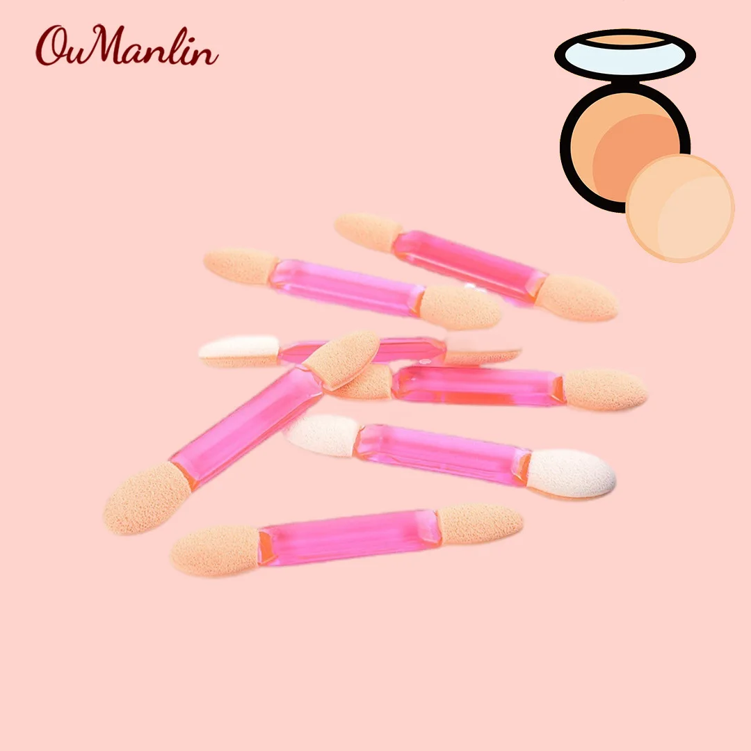 OumanLin, фабрика, оптовая продажа, профессиональная кисть, тени для век, розовая губка, Кисть для макияжа, одноразовый аппликатор для макияжа
