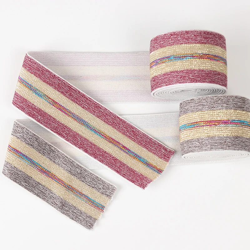 Цветная полосатая смесь полиэстера, эластичная лента, мягкое нижнее белье на заказ, эластичный пояс