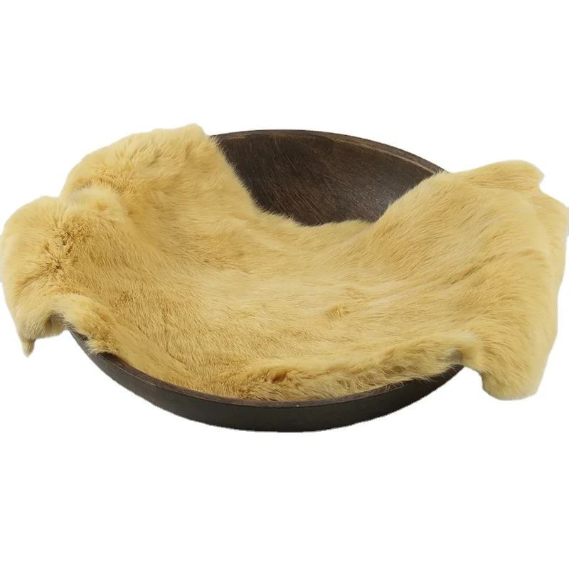 Newborn Baby Blanket Real Fur Basket Filler  Vintage Natural Rabbit Fur Mini Backdrop Newborn Photo Props