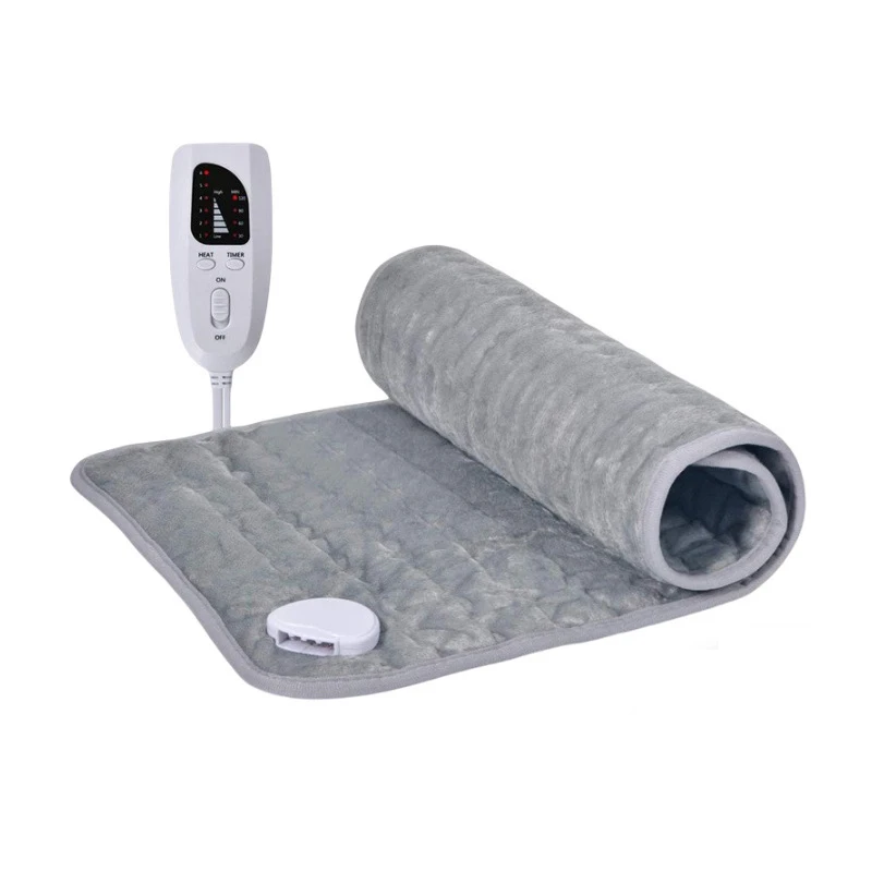Portable Washable Fleece Temperature Controller Electric Heated Throw Electric Blanket for Winter