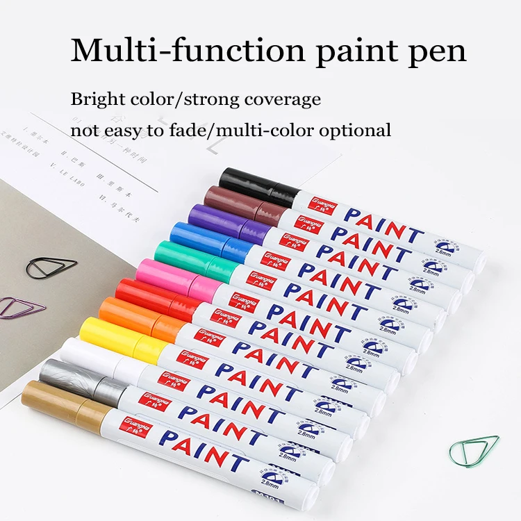 
2020 Amazon hot selling tile mark wall repair pen white cement mark, non-toxic dust tasteless environmental marker 