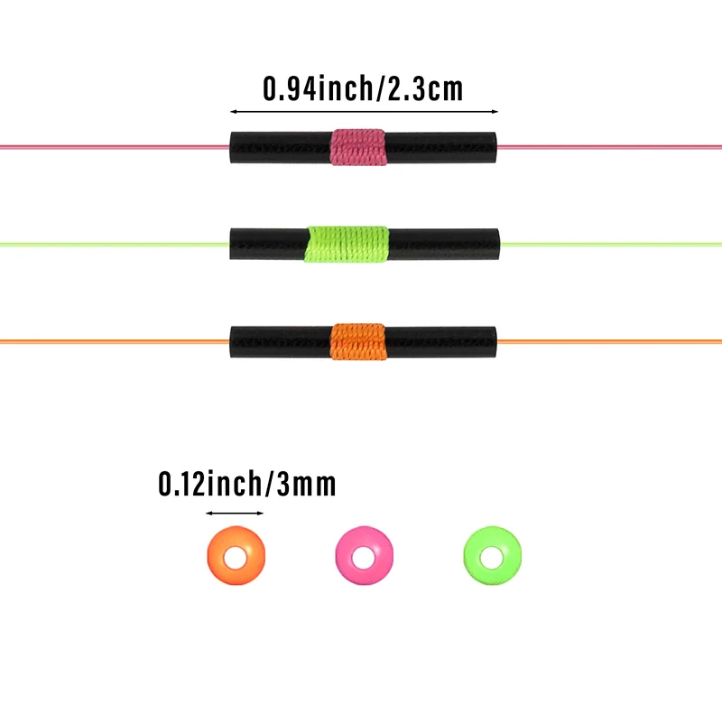 Slip Bobber Stops with Beads 100PCS Fishing Stop Knot for Fishing Line