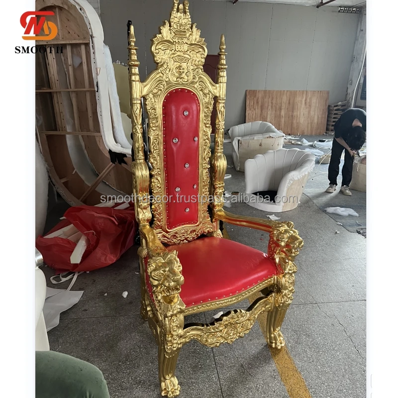 SMOOTH Large Waterproof Giant Gingerbread Man Decoration Fiberglass Santa Claus For Outdoor Christmas Decoration