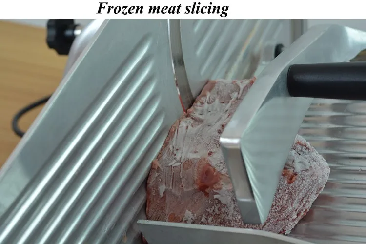  Нержавеющая сталь машина для нарезания замороженного мяса слайсер DQ-JK220 электрический куттер