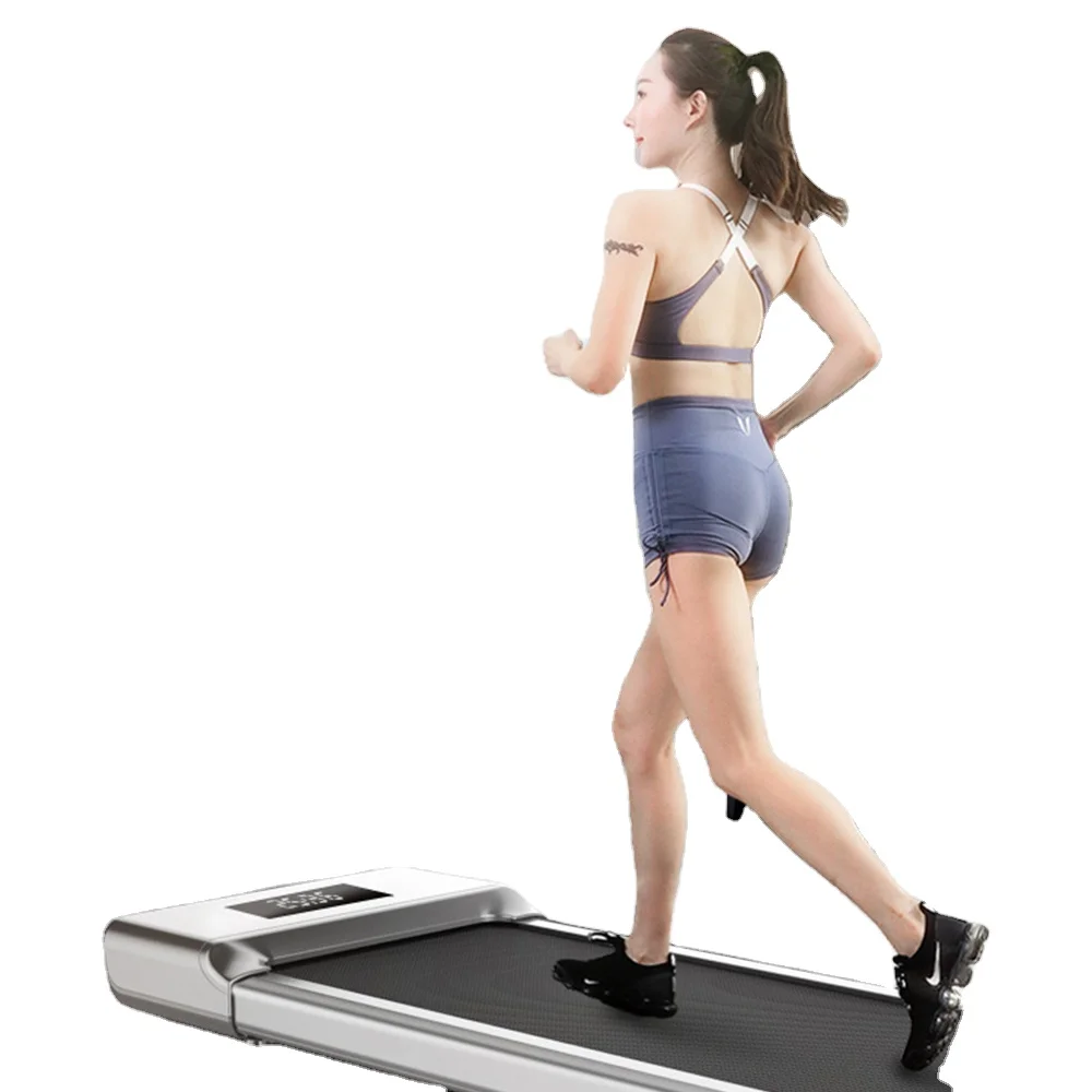 Беговая дорожка под стол Складная портативная беговая с широким ремнем протектора мини Тихая