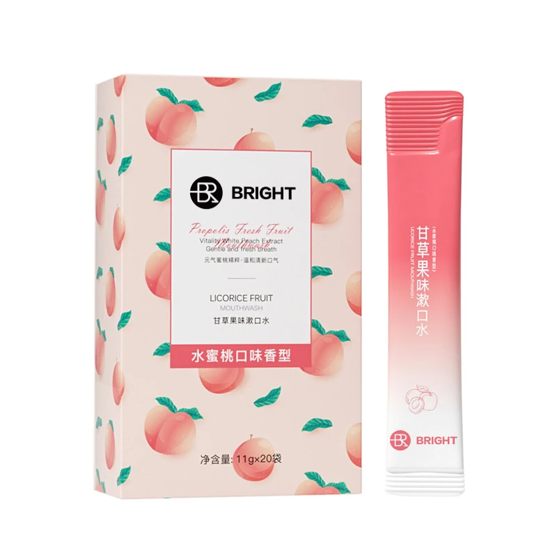 Мини-ополаскиватель для рта Honey Peach Arctic 10 мл отбеливание зубов уход за