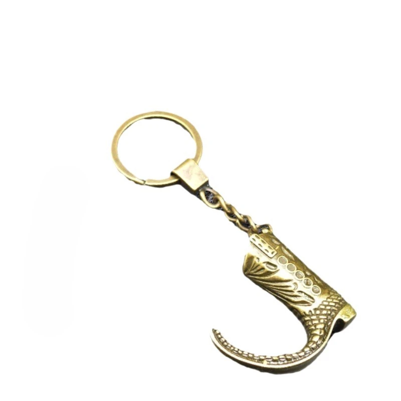 Wholesale Cowboy Boot Keychains Pendant Metal Keychain Alloy Key chain