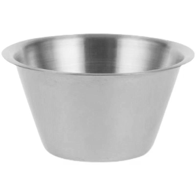 Дешевые цены 80 мл/100 мл/200 мл/300 мл 304 чашки из нержавеющей стали для барбекю маленькие соленья соуса