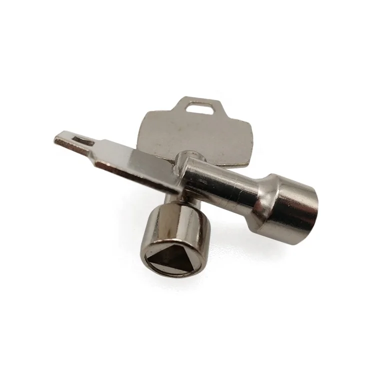 OEM factory elevator triangle lock unlocking device door key magnetic triangle lock key