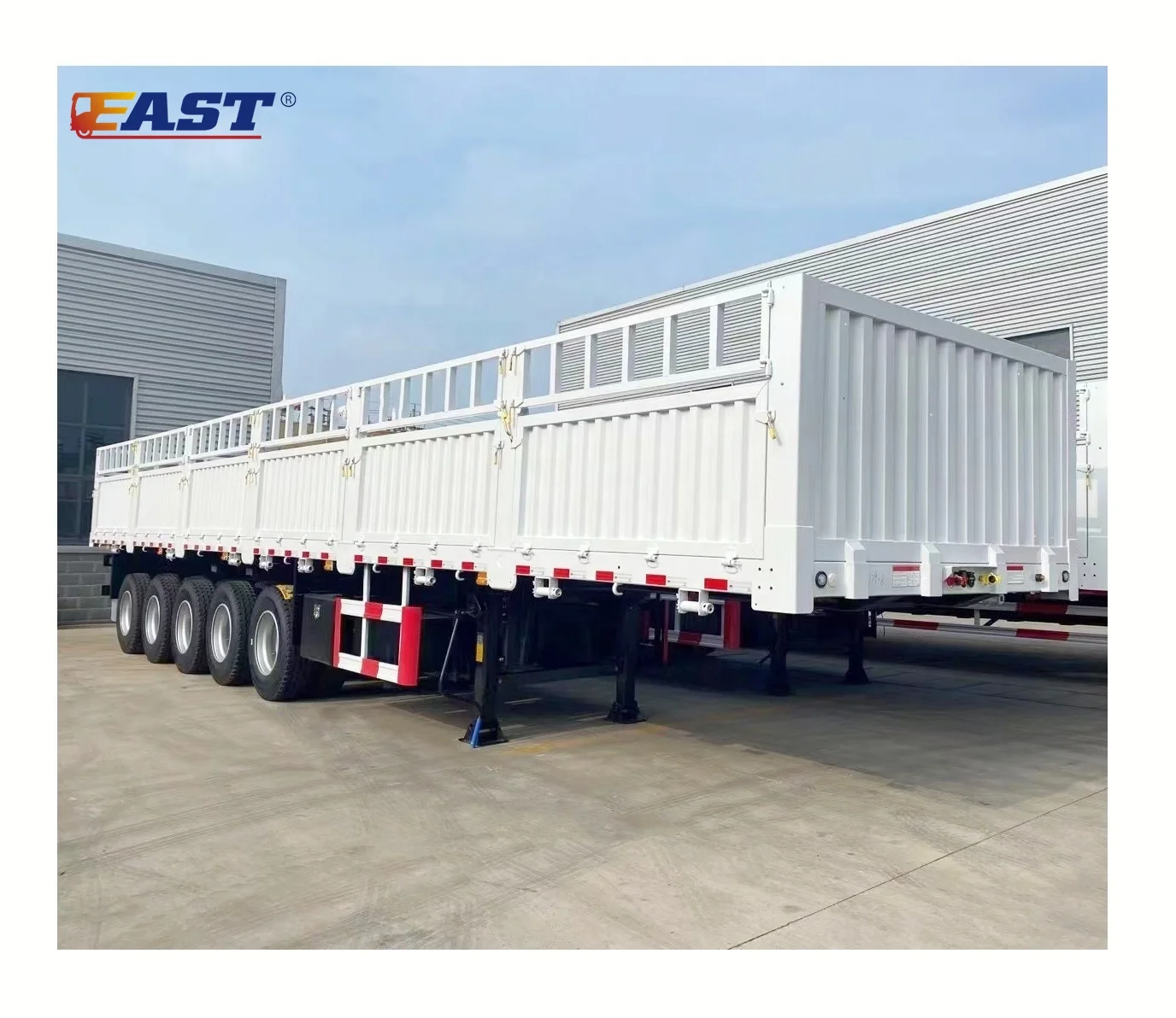 EAST 3 Axles 4 Axles 5 Axles stake fence semi trailer Cargo transport truck Trailer