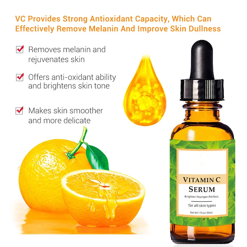 
Private Label Vitamin C Serum Face Lifting Facial Essence Skin Care Manufacturer Face Serum 