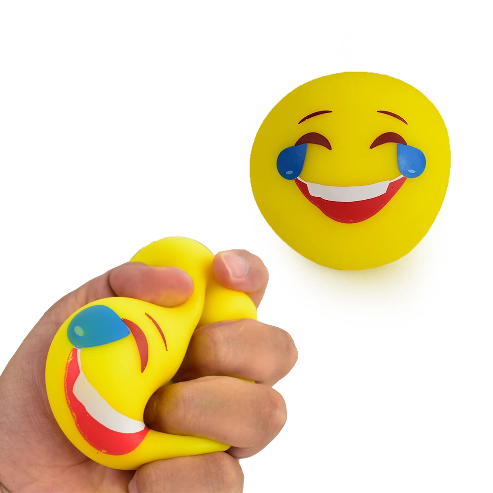 Рекламная оптовая продажа мягкая губка squeeze emoji стресс рельеф игрушки для детей и взрослых