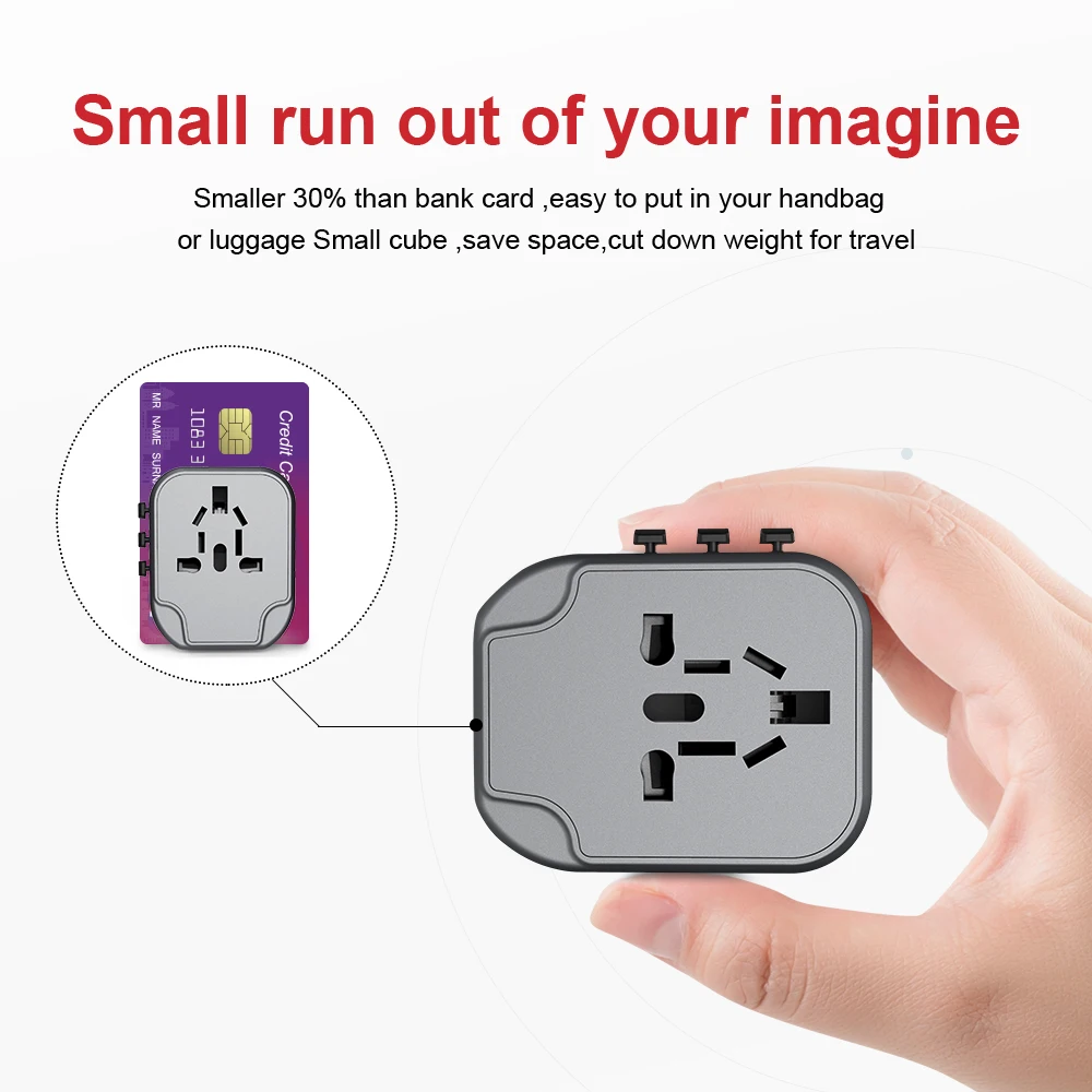 Корпоративные подарки США/au/uk/eu Dual smart plug 220V розетки Международный адаптер для путешествий
