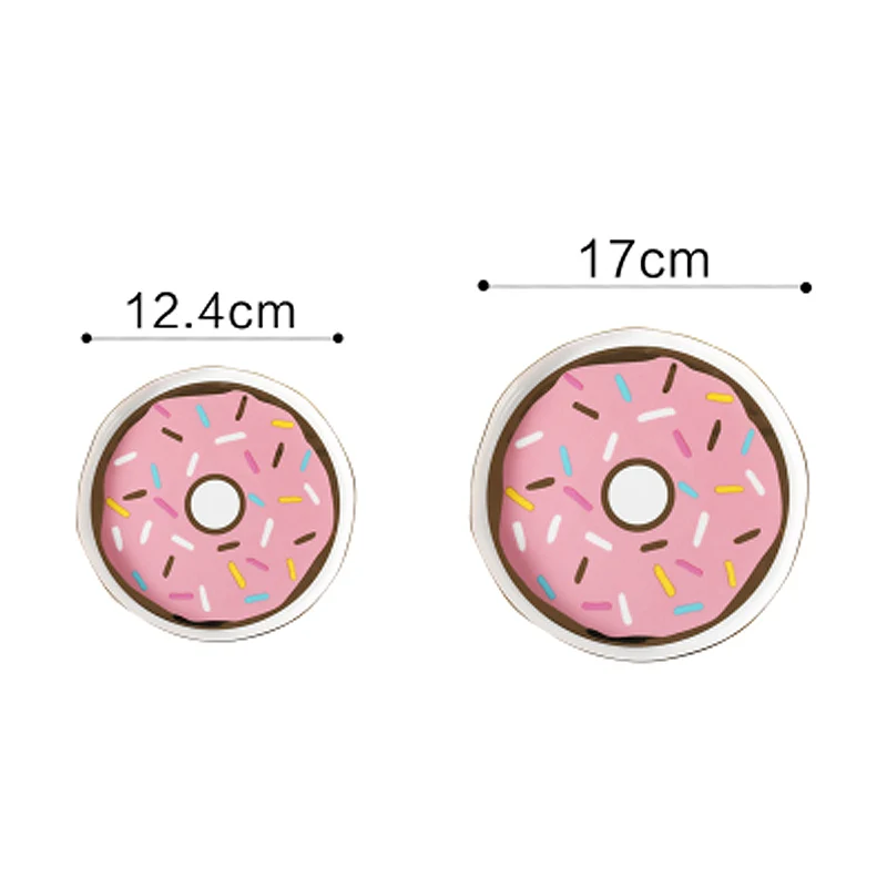 Donuts shaped Chinese Factory Hot Sale jewellery show display stand Trinket Jewelry Dish Tray