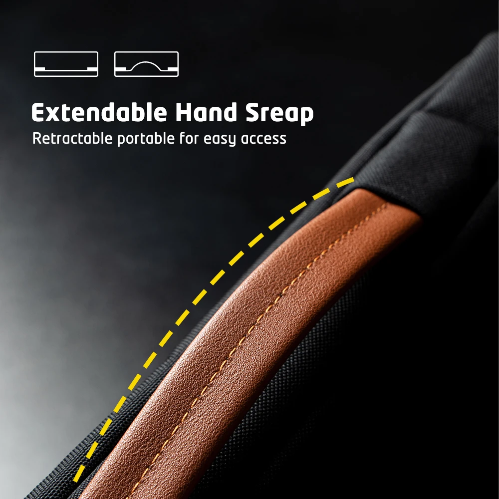 Waterproof Polyester Laptop Bags For Computers Business Men Briefcase Custom Logo  With Retractable Handle Notebook Bag Sleeve