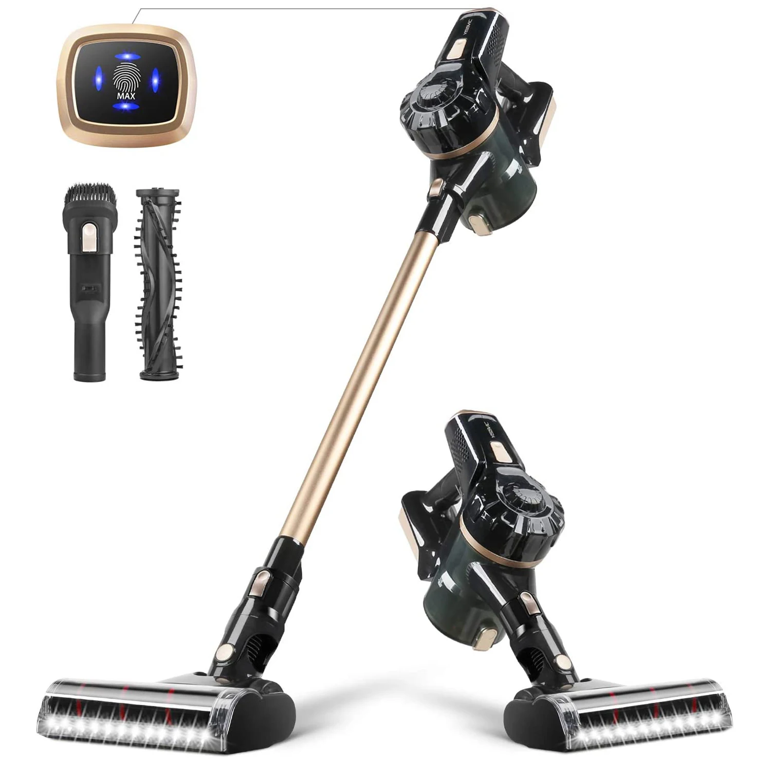 
Wireless Handheld Cyclone Vacuum Cleaner 200W Cordless Powerful Cyclone Dry Vacuum For Car Home 