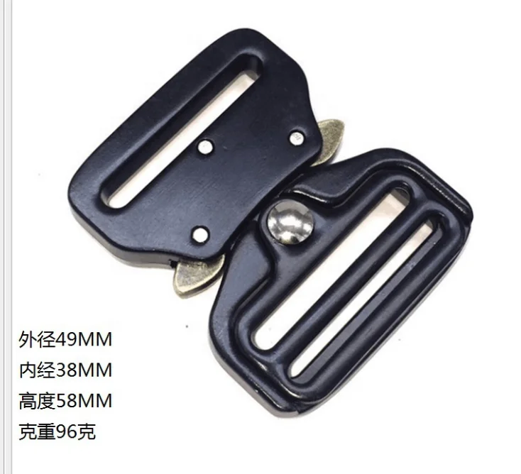 Wholesale accessories tactical fashion heavy duty metal quick release bag snap buckles belt adjustable buckle