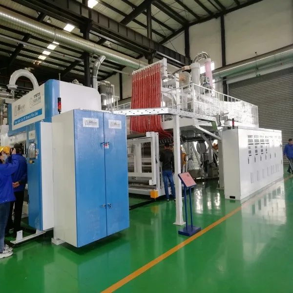 High Quality HB Machinery 5 layers 1500 mm China lldpe extrusion cpe stretch film machine